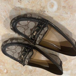 Coach Fortunata Signature C Jacquard Loafers